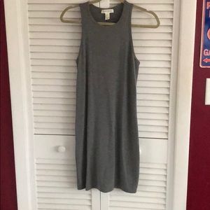 Grey Forever 21 Bodycon Midi Dress